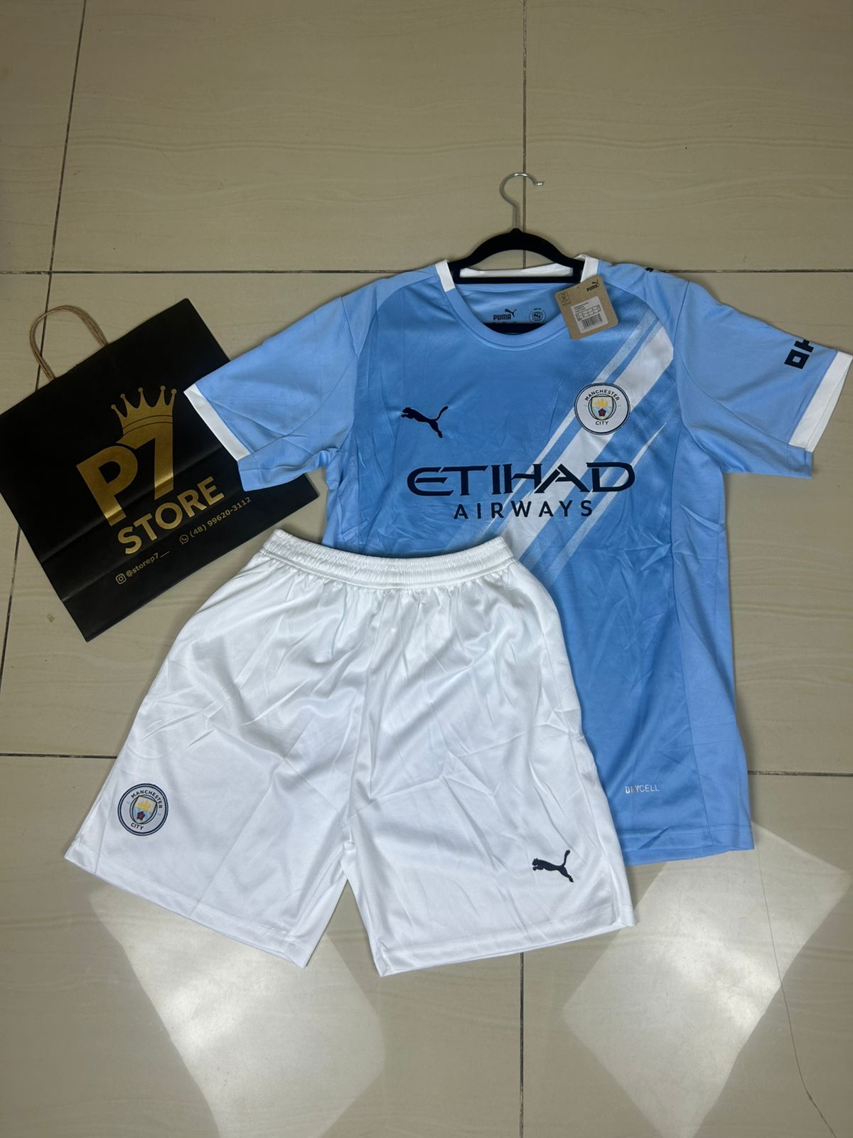 Conjunto Esportivo Manchester City (Azul)