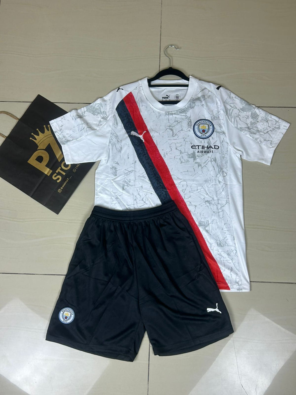 Conjunto Esportivo Manchester City (Branco)