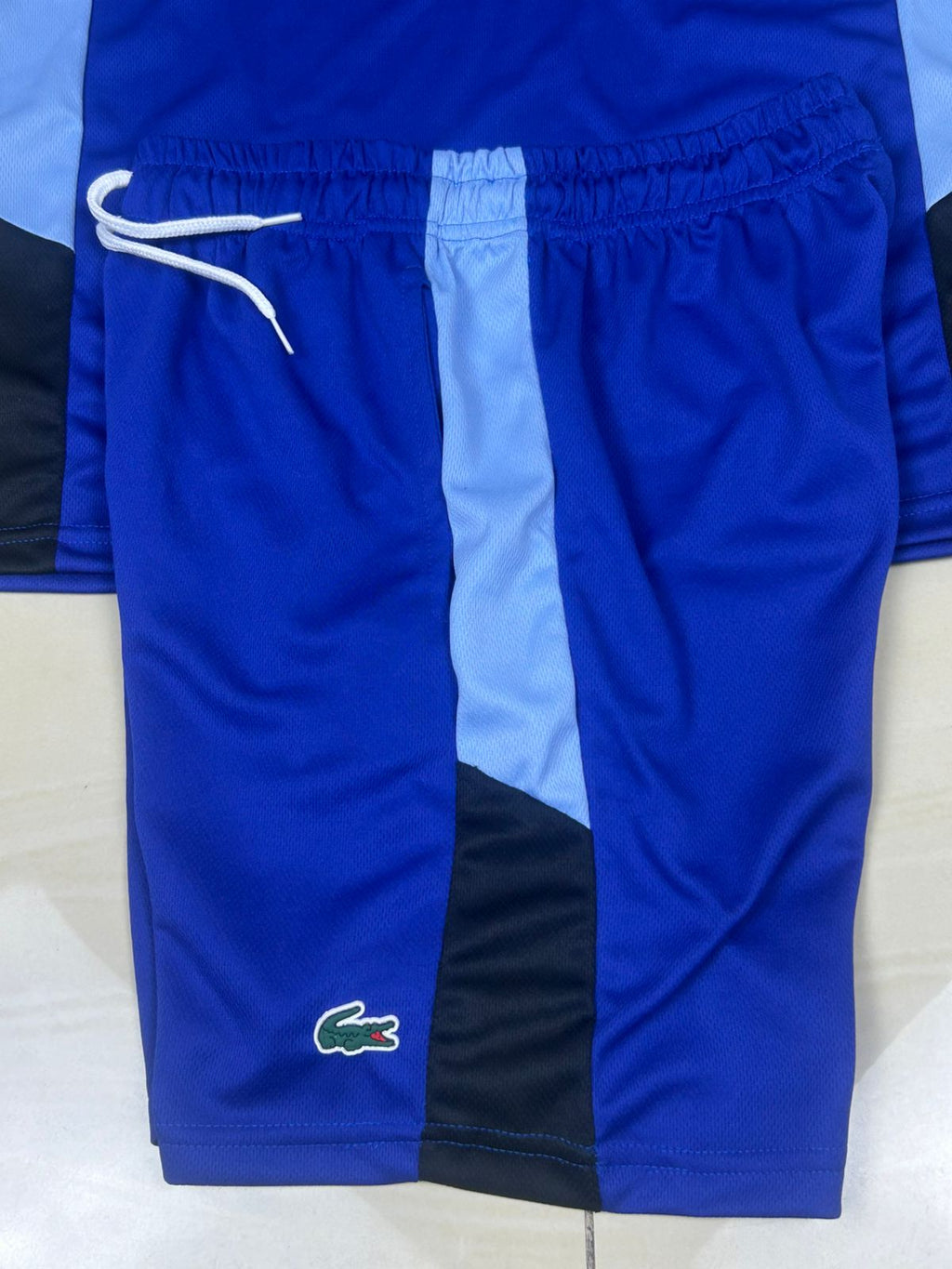 Conjunto Esportivo Lacoste (Azul Forte)