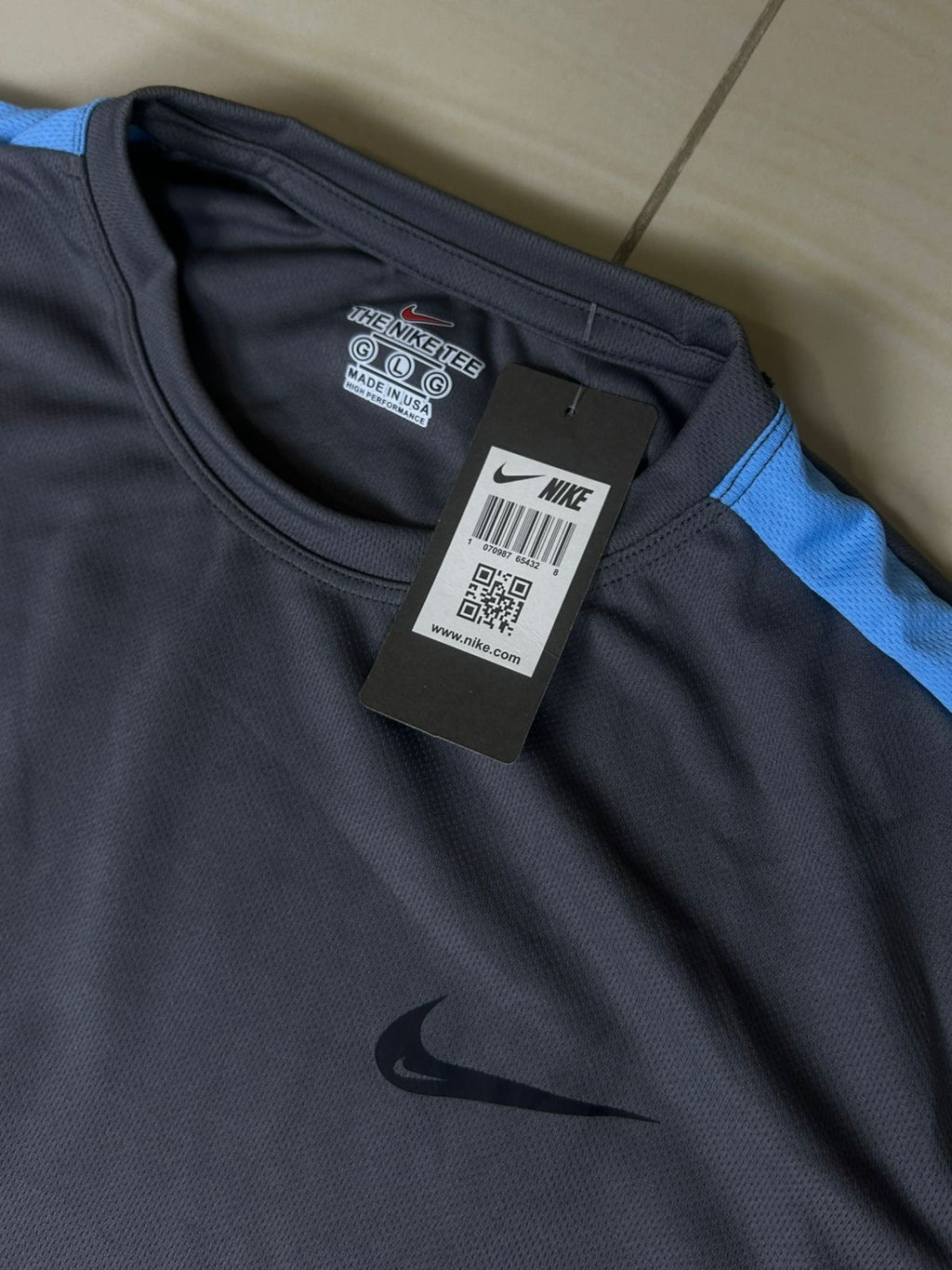 Conjunto Nike Dri Fit 2025 (Cinza e Azul)